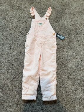OshKosh B'gosh Light Pink Corduroy Overalls for Kids